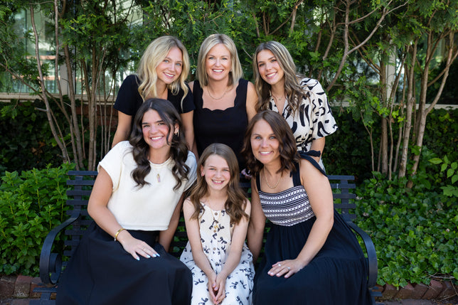 New Arrivals of tops, dresses, jeans, skirts, and accessories found at Ella Chic Boutique in Roanoke, indiana