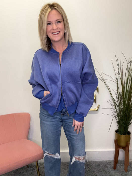 Blue is Best Comfy Jacket