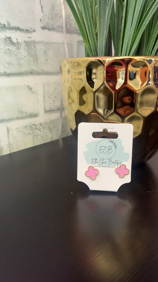 Flower Shop Clover Earrings - Ella Chic Boutique