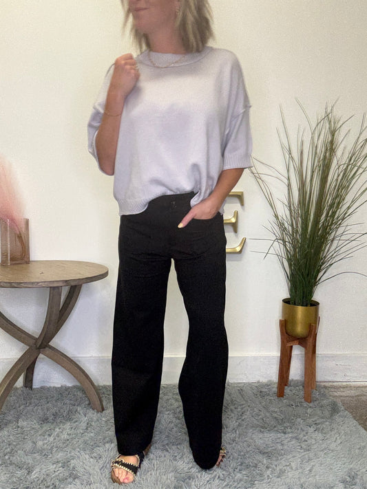 Never Want Anything Else Black Pants - Ella Chic Boutique