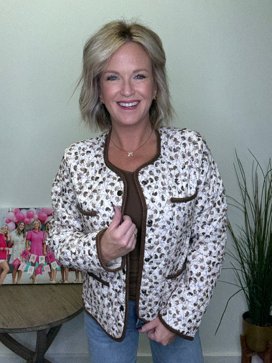Corduroy Quilted Trendy Jacket