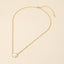 18K Gold Dipped Oval Pearl Pendant