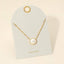 18K Gold Dipped Oval Pearl Pendant