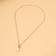 18K Gold Dipped Pearl Toggle Pendant Necklace