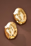 18k Gold Waterproof Hammered Studs 210 jewelry - Ella Chic Boutique
