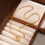 18K Stainless Steel Tarnish Free Circle Necklace in Gold