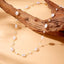 18K Stainless Steel Tarnish Free Pearl Necklace in Gold