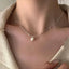 18K Stainless Steel Tarnish Free Pearl Necklace in Silver 210 jewelry- Ella Chic BoutiqueJOSSLYN by wall to wall