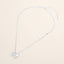 18K White Gold Dipped Pearl Seashell Starfish Charm Necklace