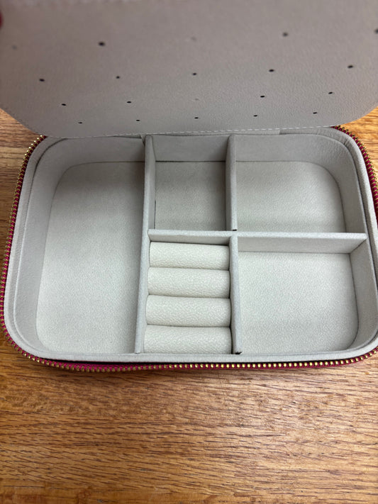 Hot Pink Travel Jewelry Case - Ella Chic Boutique