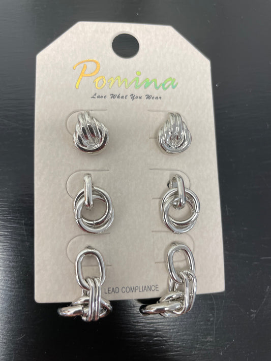 All For You Earrings in Silver - Ella Chic Boutique