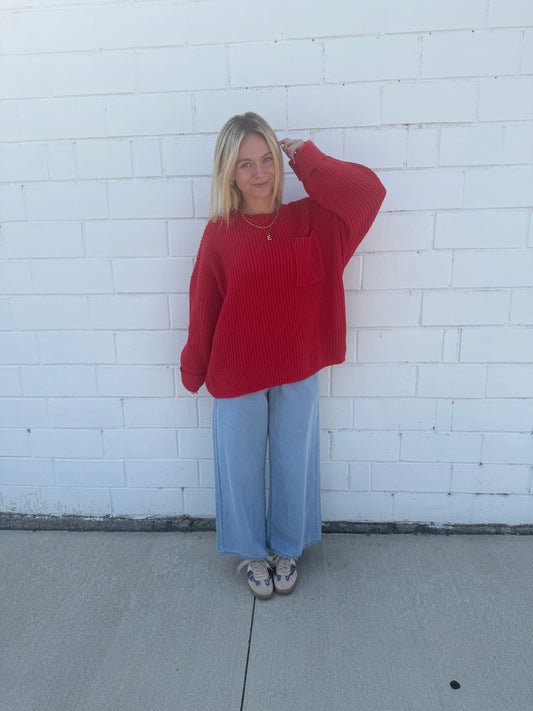 Your New Fav Sweater in Red
