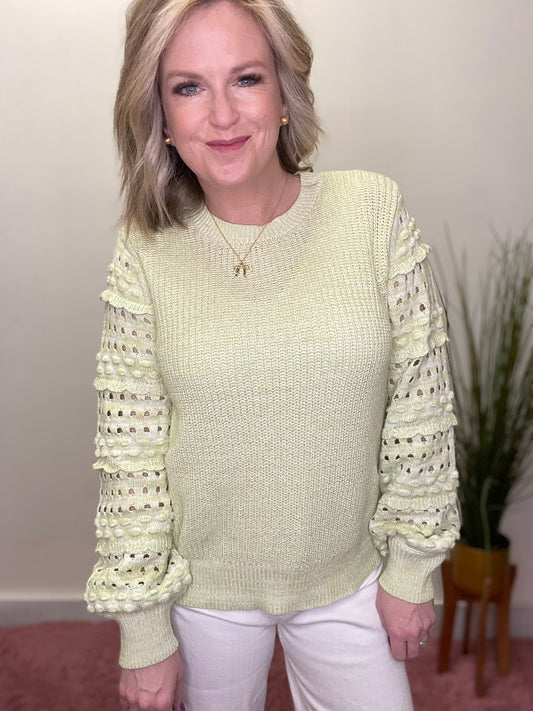 Spring Forward Sweater Top