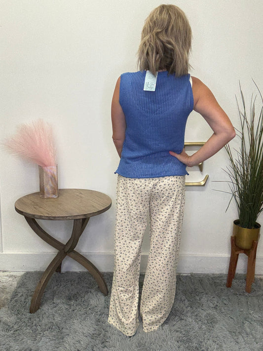 This Time Floral Drawstring Pants - Ella Chic Boutique