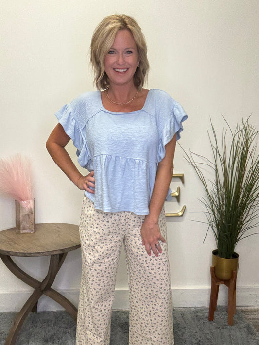 This Time Floral Drawstring Pants - Ella Chic Boutique