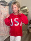 4th of July Multi Pattern Patch Bow Sweatshirt Top
