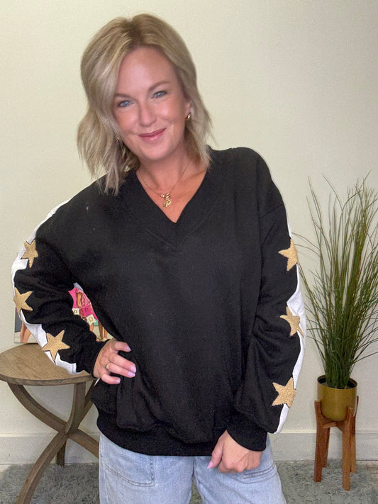 The Stars Are Out Sweatshirt Top