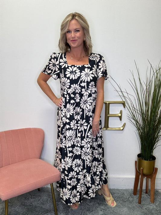 The Wendy In Retro Bloom Dress
