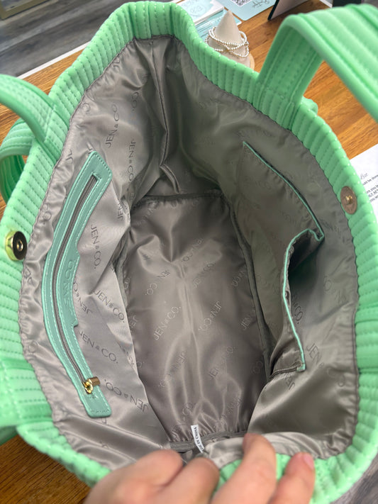 Marilyn Corduroy Tote with Dual Handles - Ella Chic Boutique