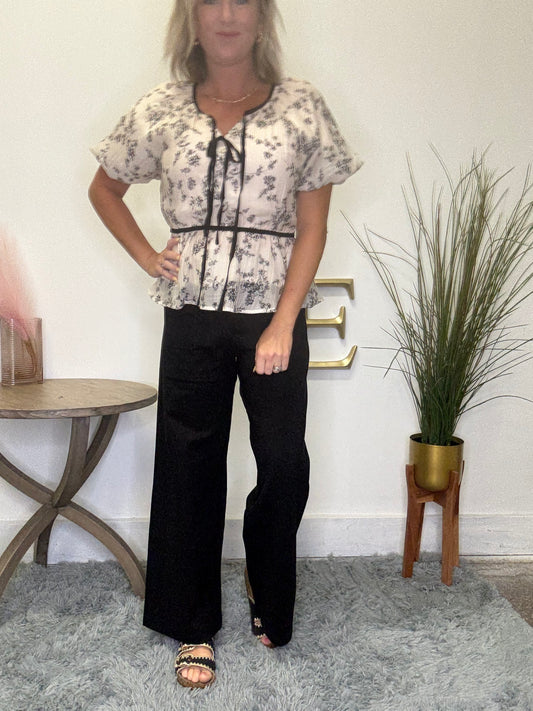 Never Want Anything Else Black Pants - Ella Chic Boutique