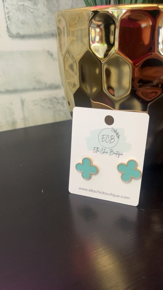Flower Shop Clover Earrings - Ella Chic Boutique