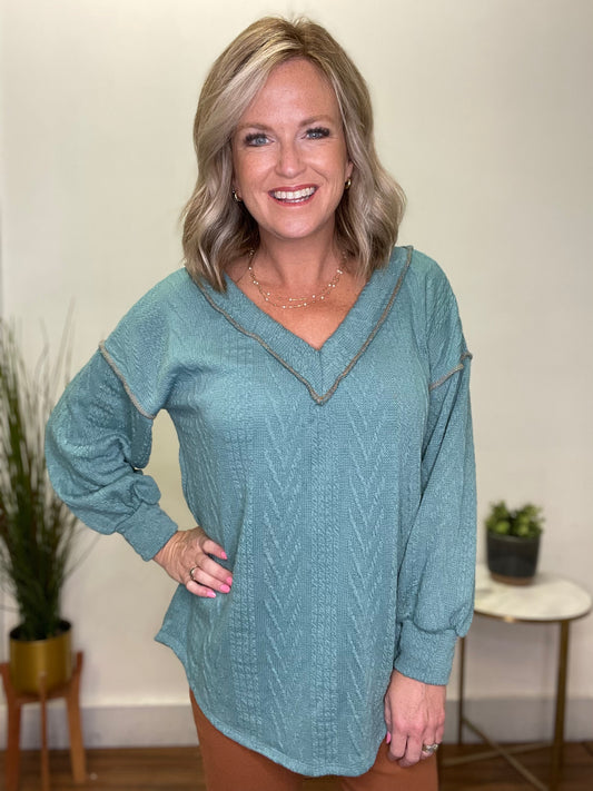 We Can Do It Knit Top - Ella Chic Boutique