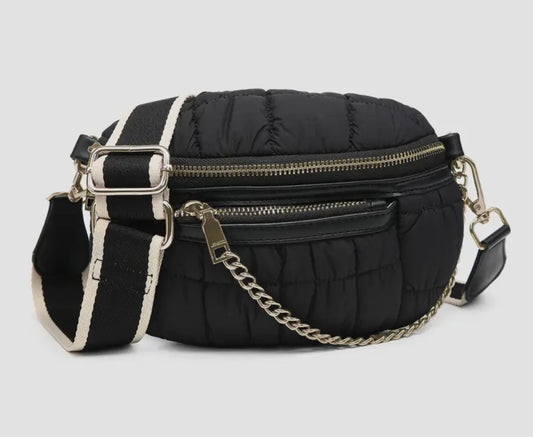 Mabel Quilted Nylon Belt Bag