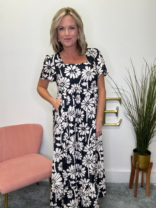 The Wendy In Retro Bloom Dress