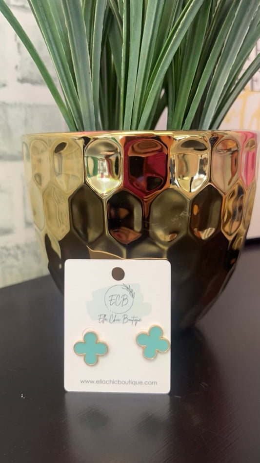 Flower Shop Clover Earrings - Ella Chic Boutique