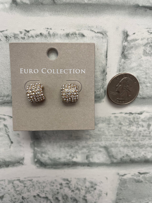 Gold Pave Earrings