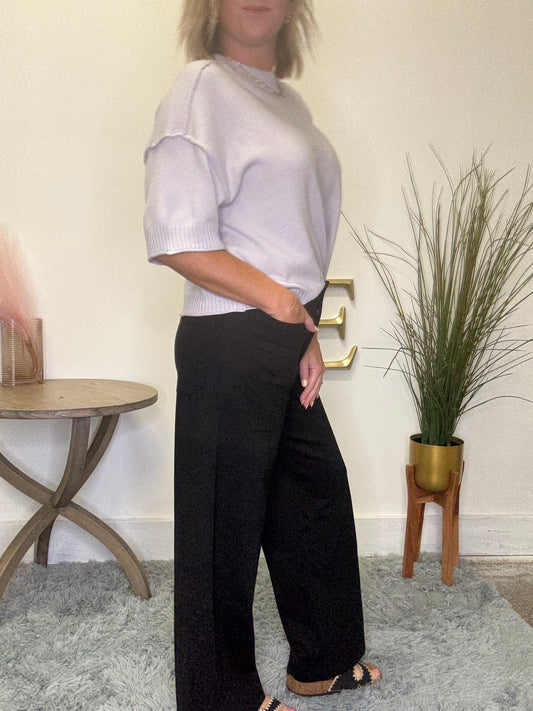Never Want Anything Else Black Pants - Ella Chic Boutique