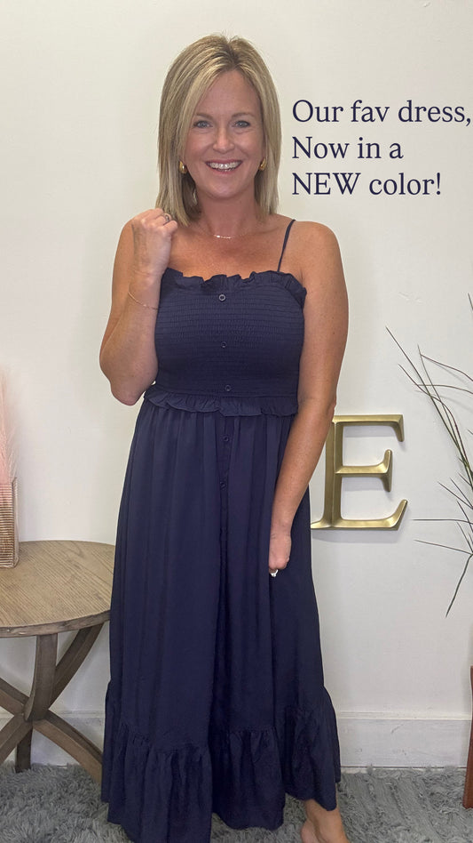 The Beautiful Jones Dress in Blue