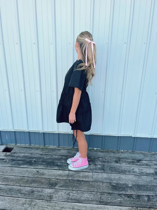 Forever Tied Black Dress - FINAL SALE