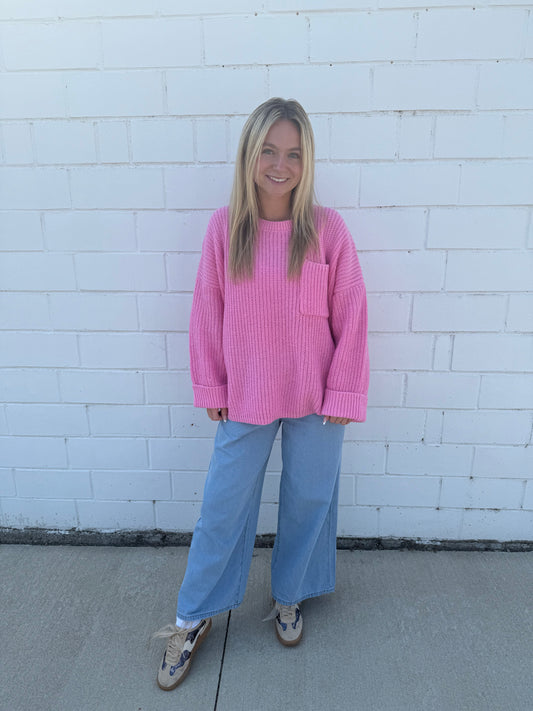 Your New Fav Sweater in Pink