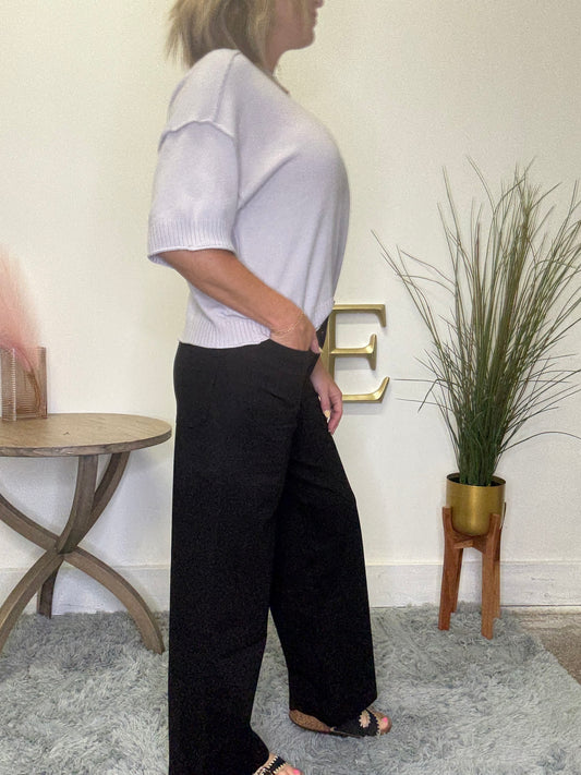 Never Want Anything Else Black Pants - Ella Chic Boutique