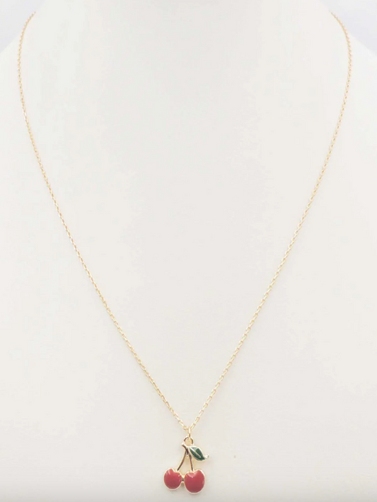 Cherry Gold Necklace