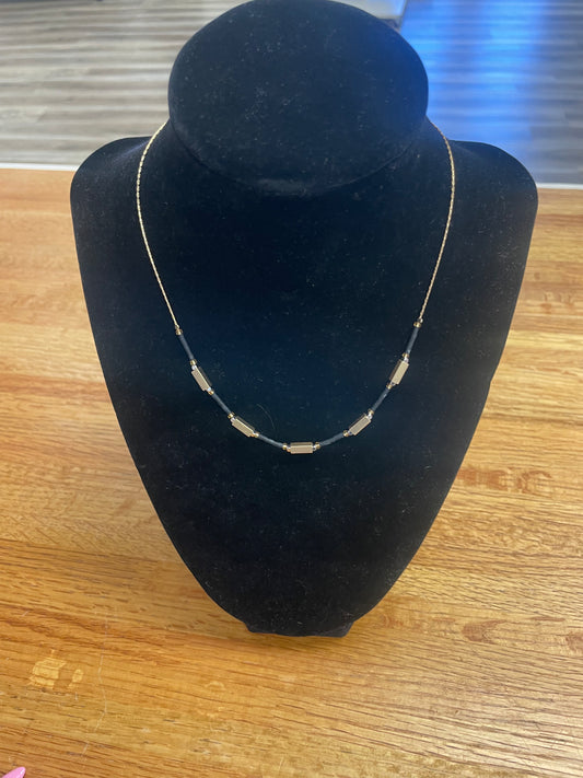 Perfect Gold and Black Necklace - Ella Chic Boutique