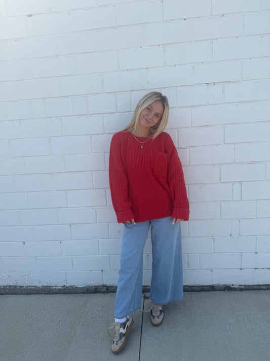 Your New Fav Sweater in Red