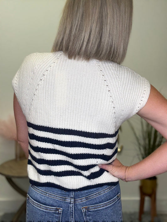 Saw the Details Scallop Sweater Top - Ella Chic Boutique