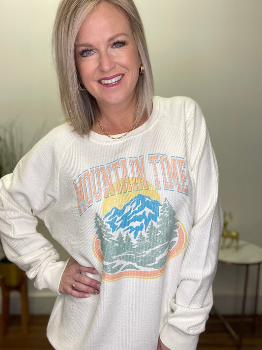 Mountain Time Thermal Top - Ella Chic Boutique