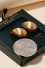 Brushed Gold Dipped Small Tear Drop Stud Earrings jewelry - Ella Chic Boutique Anarchy Street Secret Box