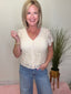 On Your Best Behavior Crochet Cardigan Top