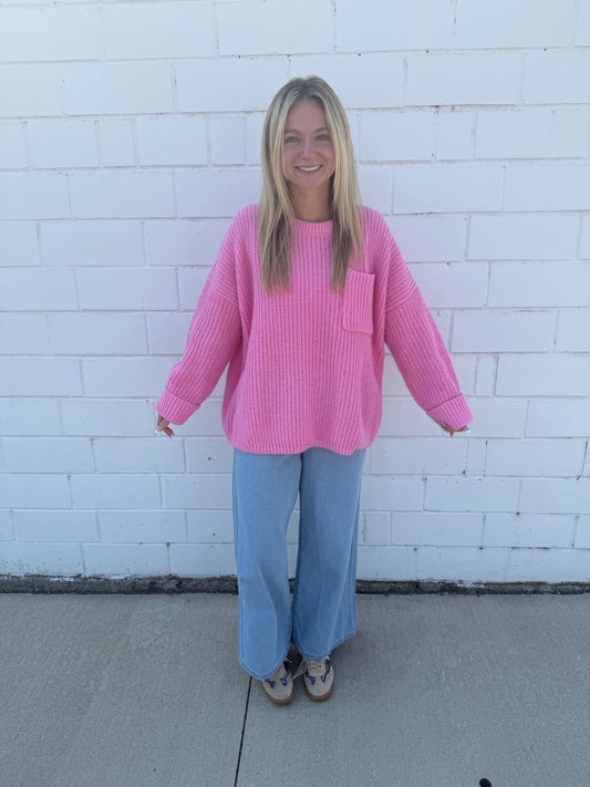 Your New Fav Sweater in Pink