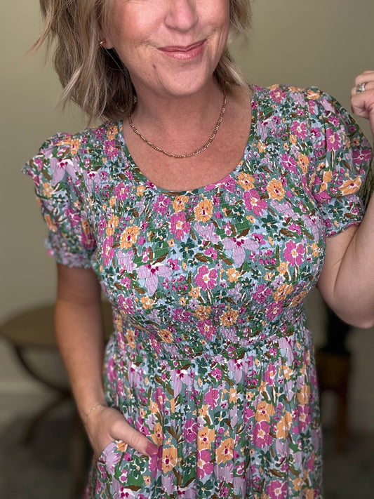 The McCall Dress in Sage Serenity