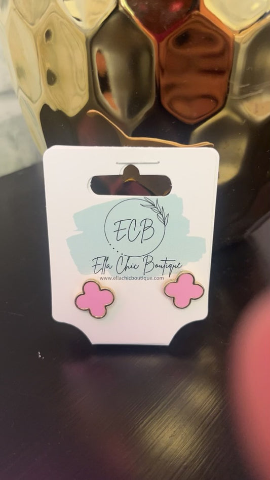 Flower Shop Clover Earrings - Ella Chic Boutique