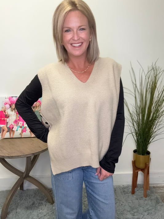 Taking Care of Business V-Neck Vest Top