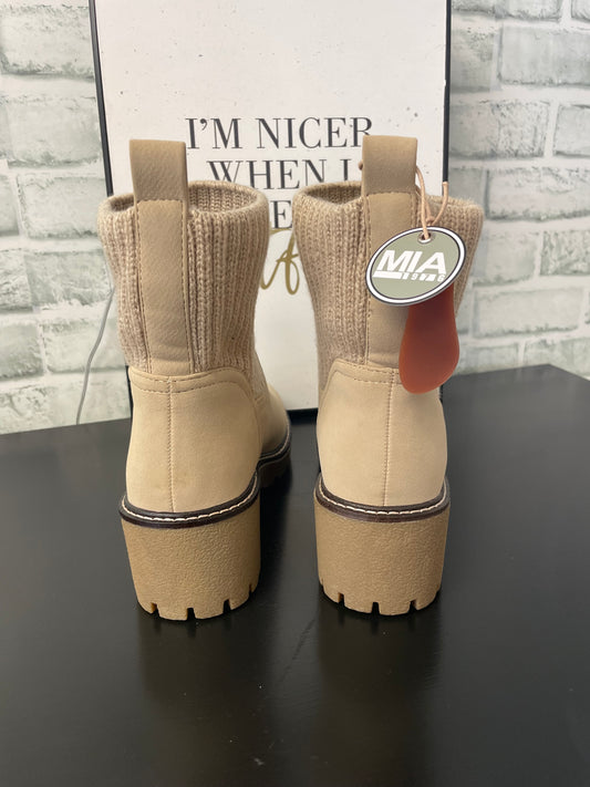 Kara Sand Sweater Boots - Ella Chic Boutique