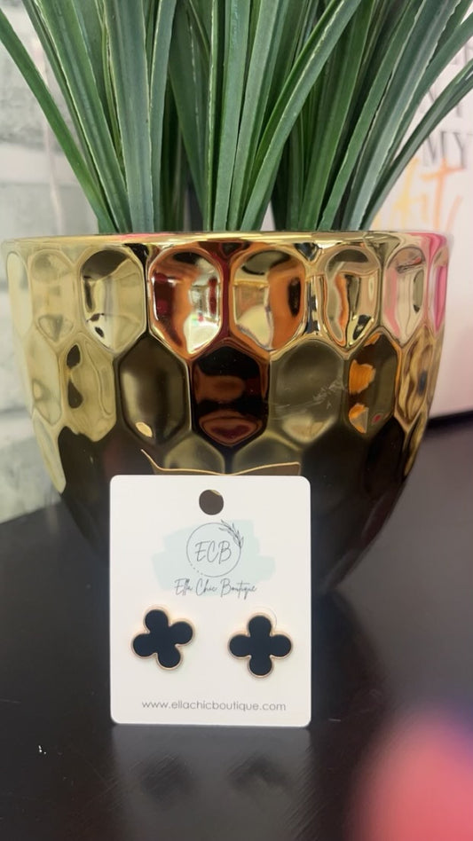 Flower Shop Clover Earrings - Ella Chic Boutique