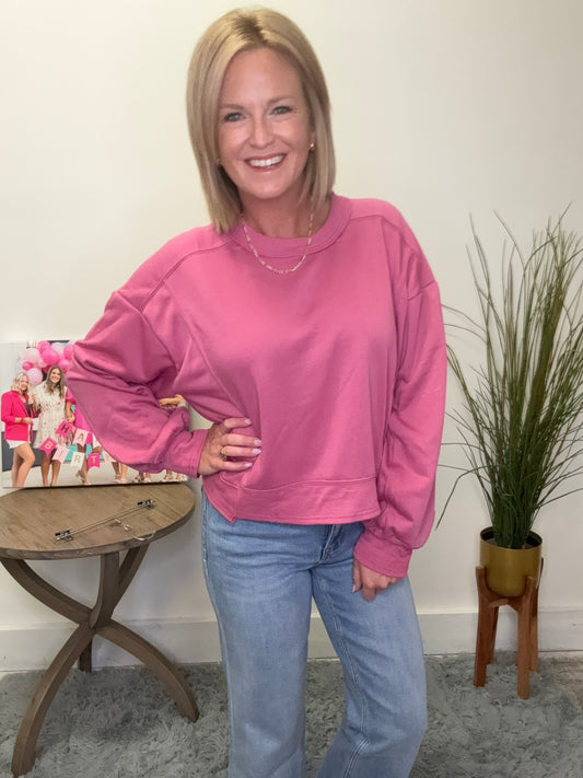 It's Going Great Pinkberry Sweatshirt Top