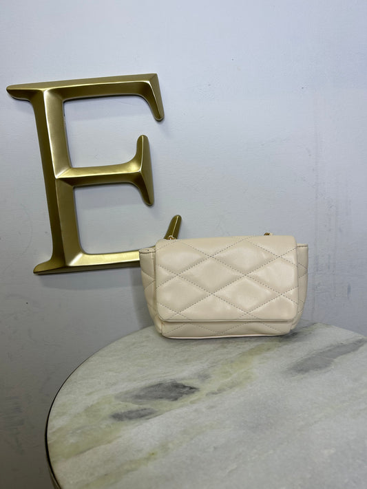 Lovely Chain Crossbody Purse in White